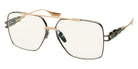 Dita® GRAND-EMPERIK Eyeglasses DT DTX159-A-03 61 - Black Rhodium/Brushed White Gold