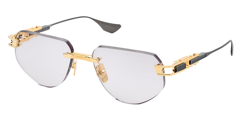 Dita® GRAND-IMPERYN Eyeglasses DT DTX164-A-01 56 - Yellow Gold/Black Iron