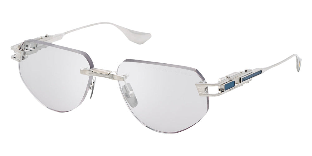 Dita® GRAND-IMPERYN Eyeglasses DT DTX164-A-02 56 - Brushed Raw Titanium Silver