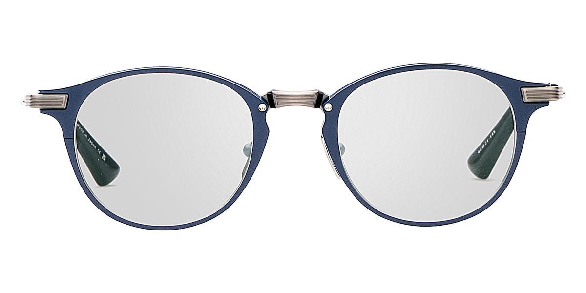 Dita® RADICON Eyeglasses DT DTX166-A-03 48 - Matte Navy/Antique Silver