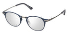 Dita® RADICON Eyeglasses DT DTX166-A-03 48 - Matte Navy/Antique Silver