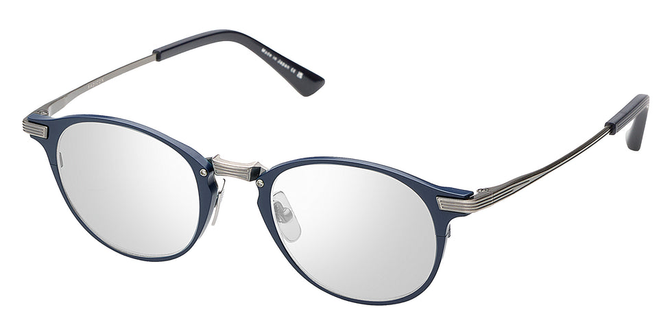 Dita® RADICON Eyeglasses DT DTX166-A-03 48 - Matte Navy/Antique Silver