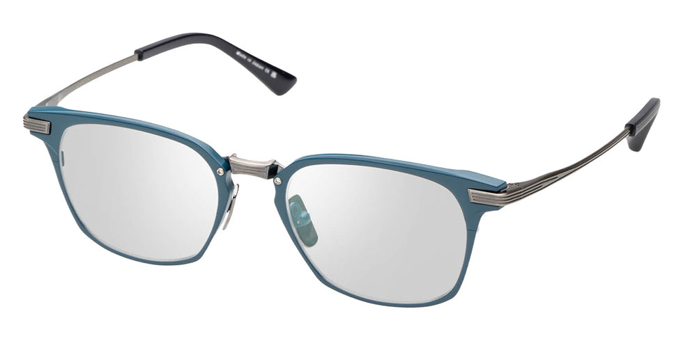 Dita® LINRCON Eyeglasses DT DTX167-A-03 52 - Matte Navy/Antique Silver