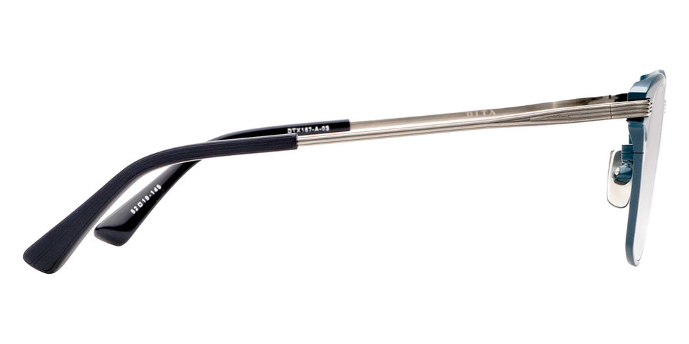 Dita® LINRCON Eyeglasses DT DTX167-A-03 52 - Matte Navy/Antique Silver