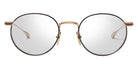 Dita® JOURNEY-TWO Eyeglasses DT DTX168-A-01 49 - White Gold/Black