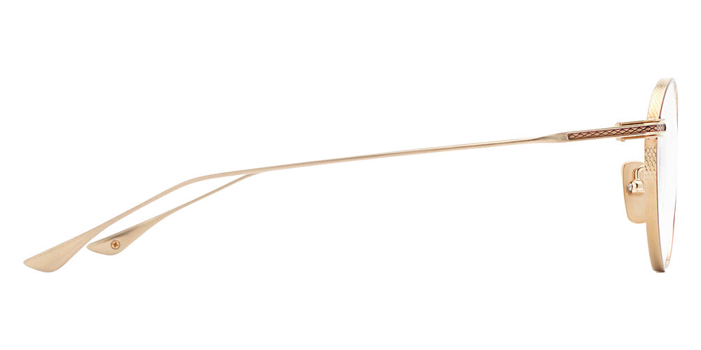 Dita® JOURNEY-TWO Eyeglasses DT DTX168-A-02 49 - Brushed White Gold/Mahogany