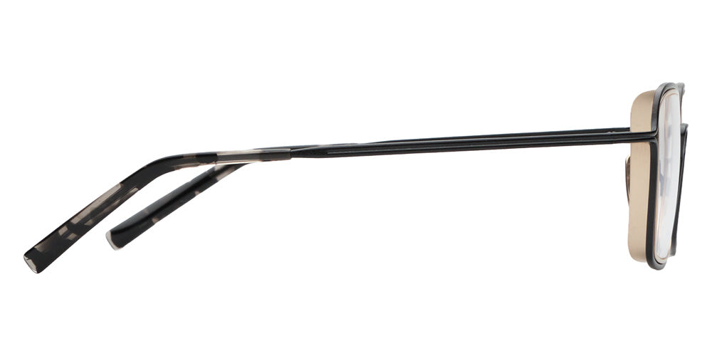 Dita® HALIOD-FOUR Eyeglasses DT DTX172-A-02 49 - Matte Mist Black/White Gold