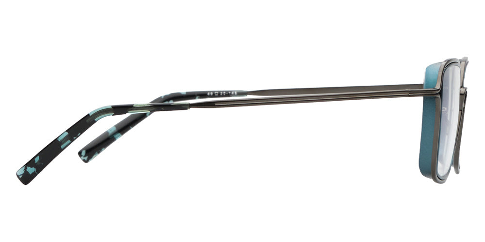 Dita® HALIOD-FOUR Eyeglasses DT DTX172-A-03 49 - Brushed Black Palladium/Matte Navy