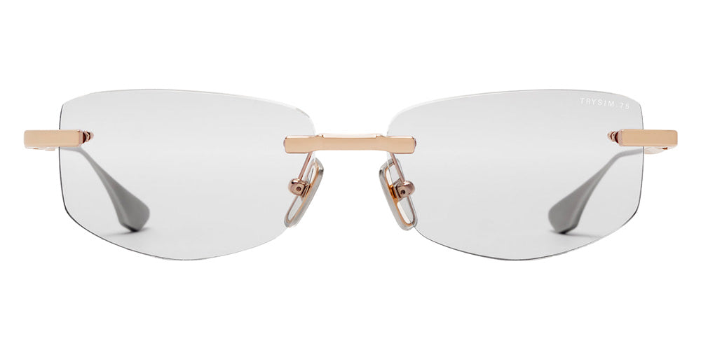 Dita® TRYSIM.75 Eyeglasses DT DTX182-A-01 56 - White Gold