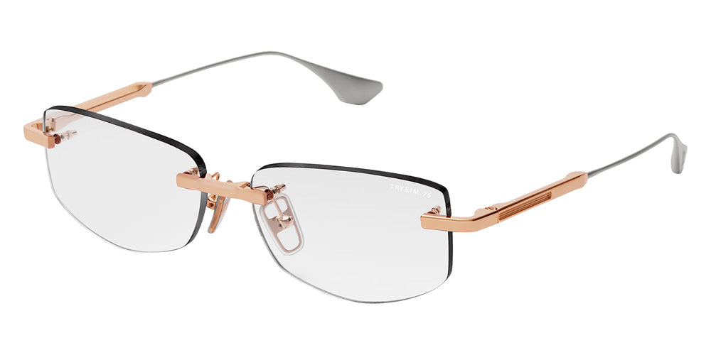 Dita® TRYSIM.75 Eyeglasses DT DTX182-A-01 56 - White Gold