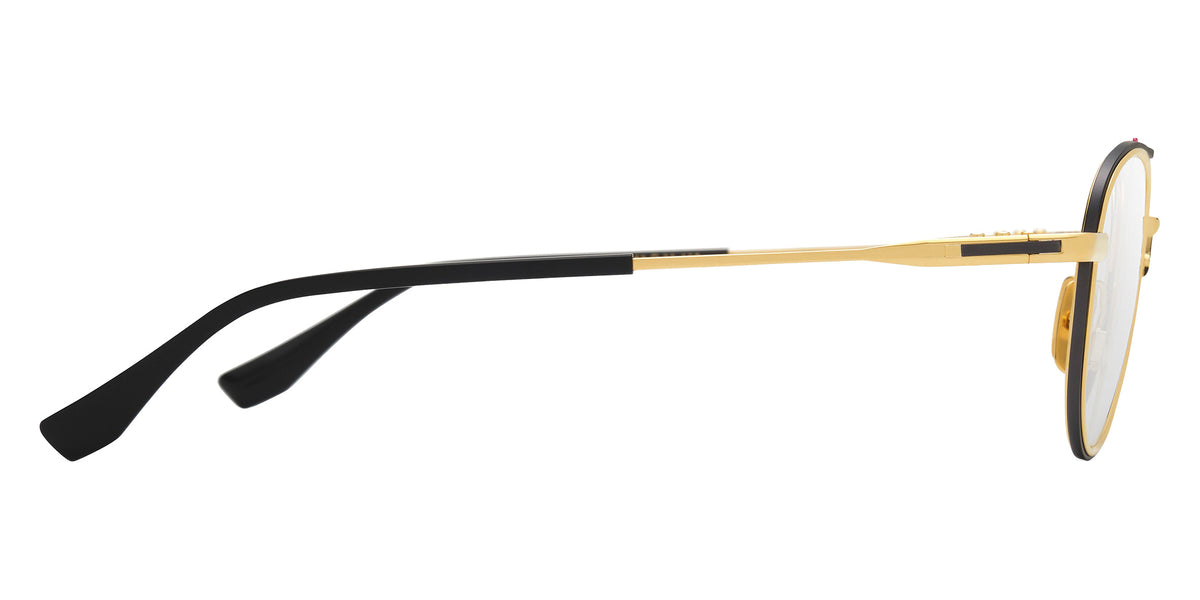 Dita® ETHYX Eyeglasses DT DTX189-A-01 49 - Black Iron/Yellow Gold