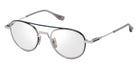 Dita® ETHYX Eyeglasses DT DTX189-A-03 49 - Blue Iron/Shiny Silver