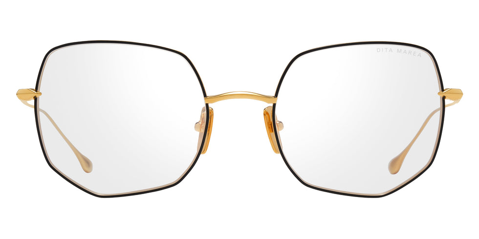 Dita® MAREA Eyeglasses DT DTX192-A-01 53 - Yellow Gold/Black