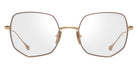 Dita® MAREA Eyeglasses DT DTX192-A-02 53 - Brushed White Gold/Mahogany