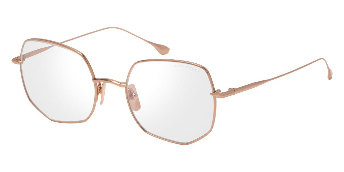 Dita® MAREA Eyeglasses DT DTX192-A-03 53 - Rose Gold/Twilight Mauve