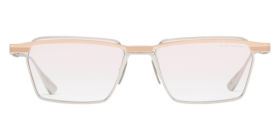 Dita® TRILINE Eyeglasses DT DTX195-A-03 55 - Rose Gold/ Silver