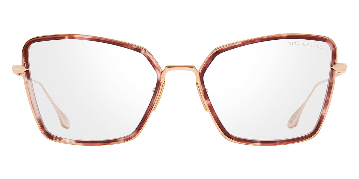 Dita® BEHCKA Eyeglasses DT DTX196-A-01 55 - Rose Gold/Rose Tortoise