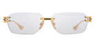 Dita® HYPERLUX-3000 Eyeglasses DT DTX198-A-01 59 - Yellow Gold/Blue/White Gold