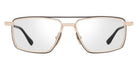 Dita® ARTEKA Eyeglasses DT DTX199-A-03 54 - Black Iron/White Gold