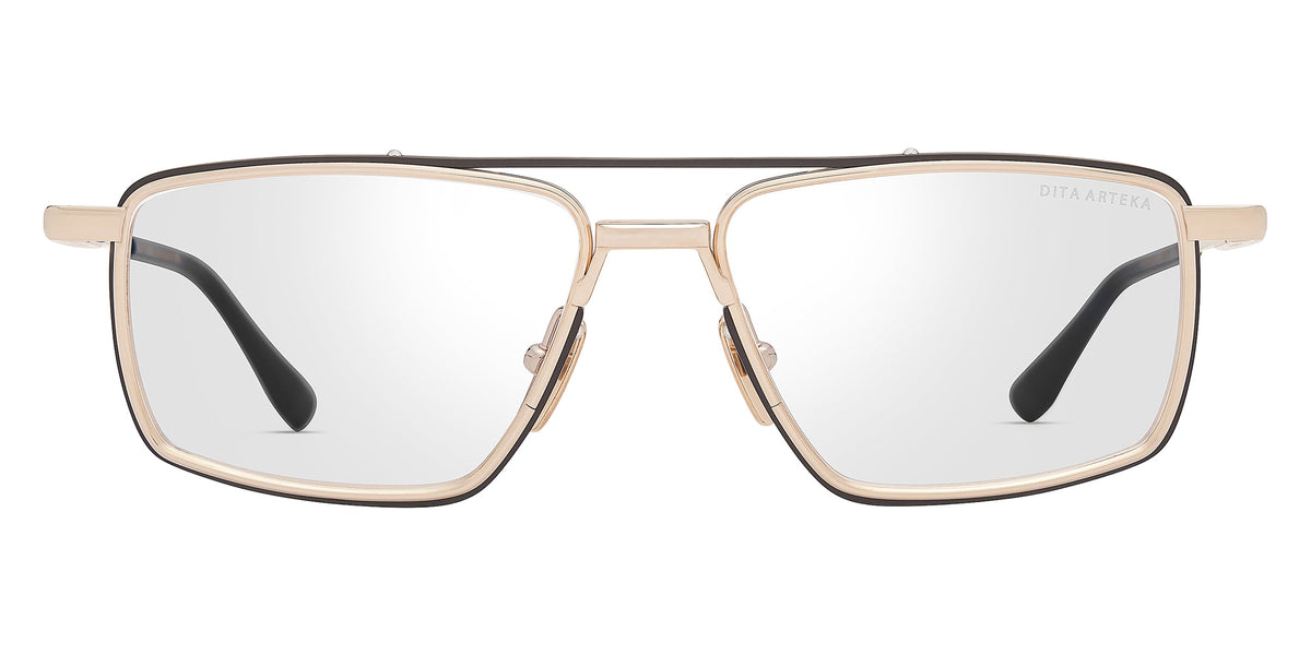Dita® ARTEKA Eyeglasses DT DTX199-A-03 54 - Black Iron/White Gold