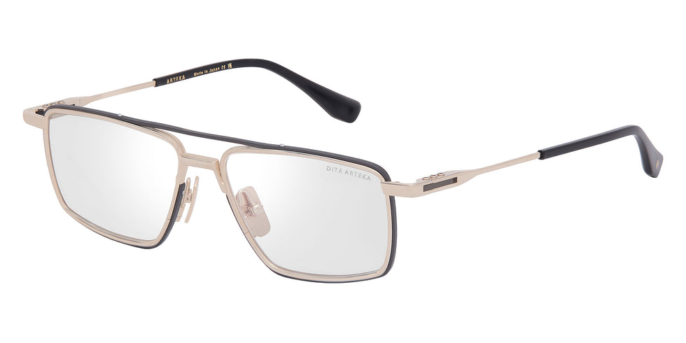 Dita® ARTEKA Eyeglasses DT DTX199-A-03 54 - Black Iron/White Gold