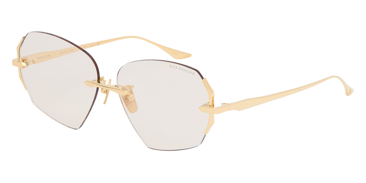 Dita® DAHLVIN Eyeglasses DT DTX200-A-01 58 - Yellow Gold