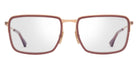 Dita® ALLUVIAN Eyeglasses DT DTX201-A-01 54 - Opaque Maroon/Rose Gold