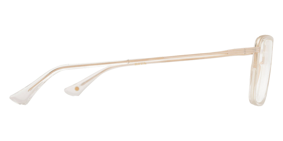 Dita® ALLUVIAN Eyeglasses DT DTX201-A-02 54 - Crystal Clear/White Gold