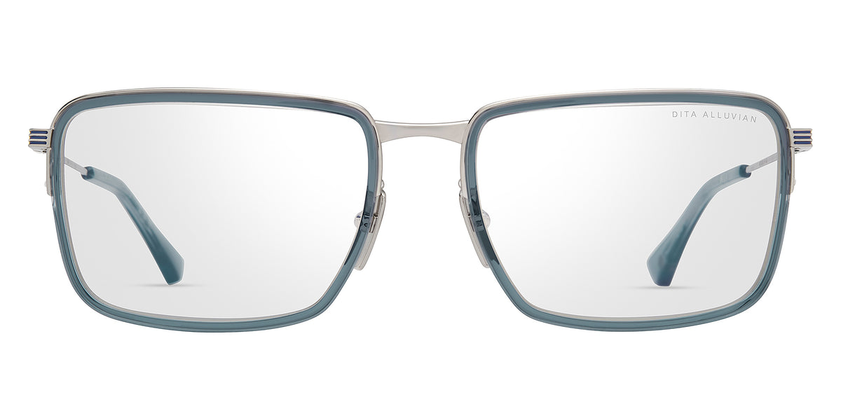 Dita® ALLUVIAN Eyeglasses DT DTX201-A-03 54 - Crystal Blue/Silver