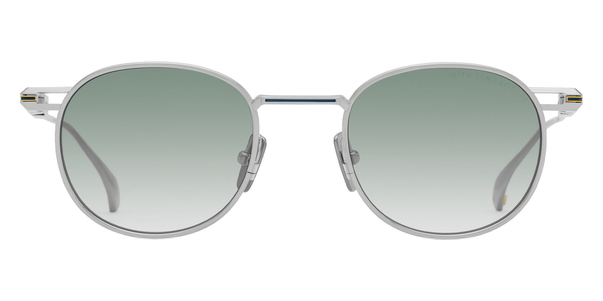 Dita® LINEAGE.68 Eyeglasses DT DTX205-A-02 49 - Shiny Silver/Yellow Gold