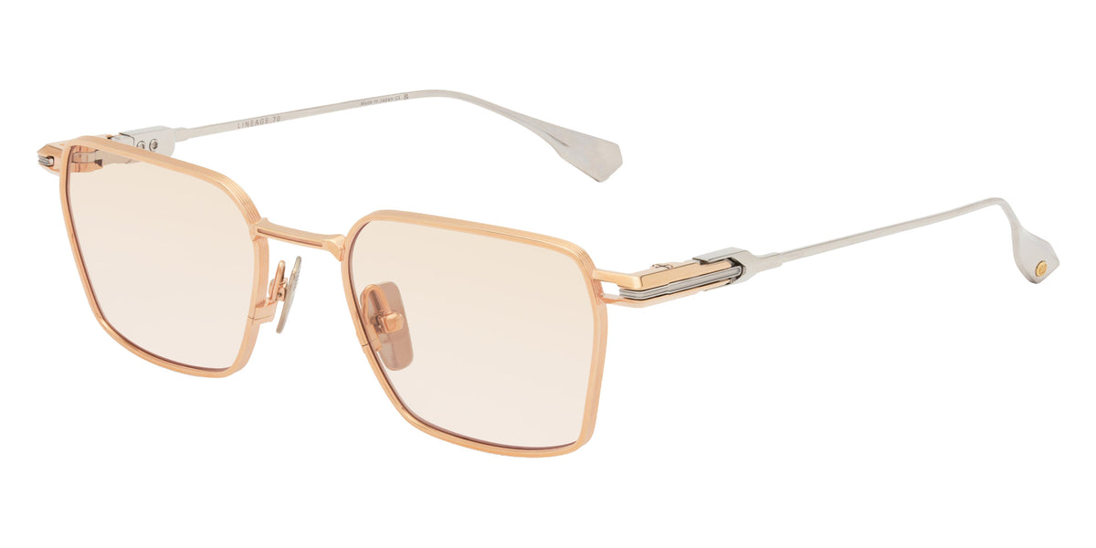 Dita® LINEAGE.70 Eyeglasses DT DTX206-A-03 51 - Rose Gold/Shiny Silver