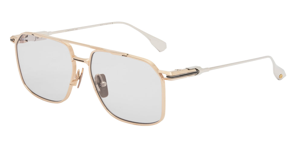 Dita® LINEAGE.99 Eyeglasses DT DTX207-A-03 56 - White Gold/Shiny Silver