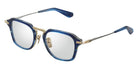 Dita® AEGEUS Eyeglasses DT DTX413-A-03 51 - Blue Swirl/Gold/Black Palladium