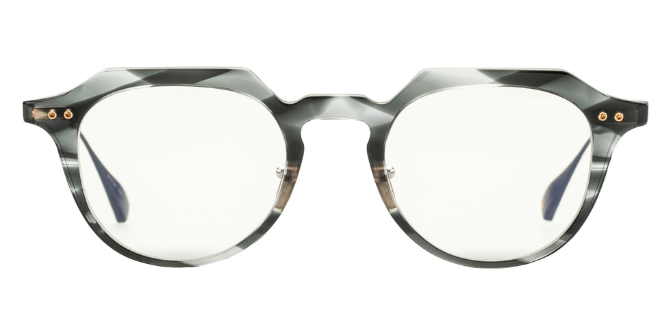 Dita® OKU Eyeglasses DT DTX419-A-01 49 - Ink Swirl/Black Iron