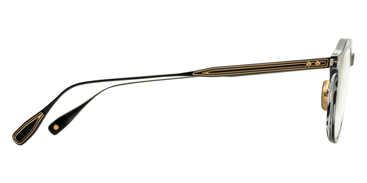 Dita® OKU Eyeglasses DT DTX419-A-01 49 - Ink Swirl/Black Iron