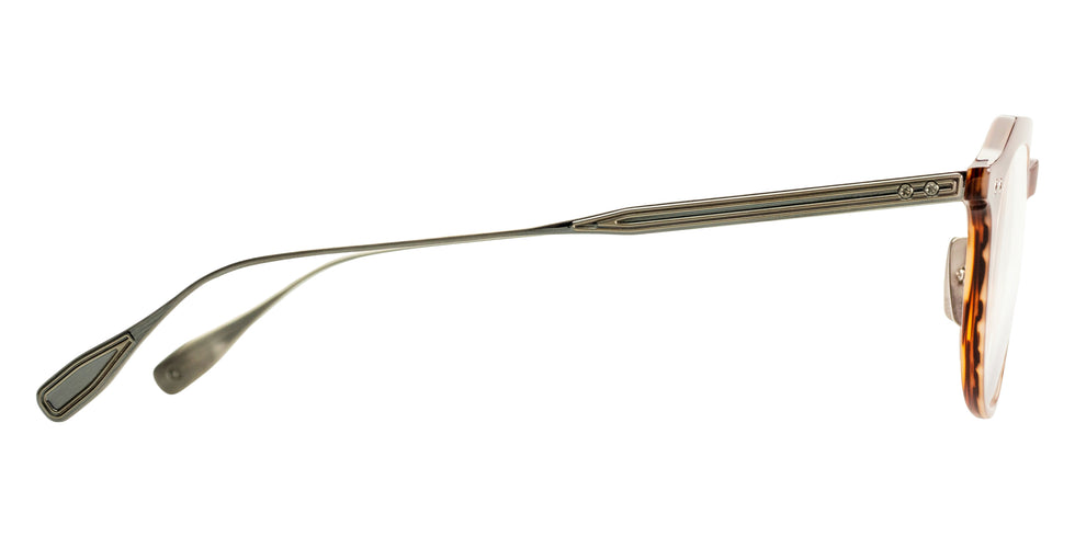Dita® OKU Eyeglasses DT DTX419-A-02 49 - Chestnut Swirl/Antique Silver