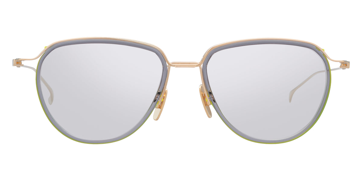 Dita® SCHEMA-THREE Eyeglasses DT DTX421-A-01 52 - White Gold/Grey Crystal