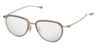 Dita® SCHEMA-THREE Eyeglasses DT DTX421-A-01 52 - White Gold/Grey Crystal