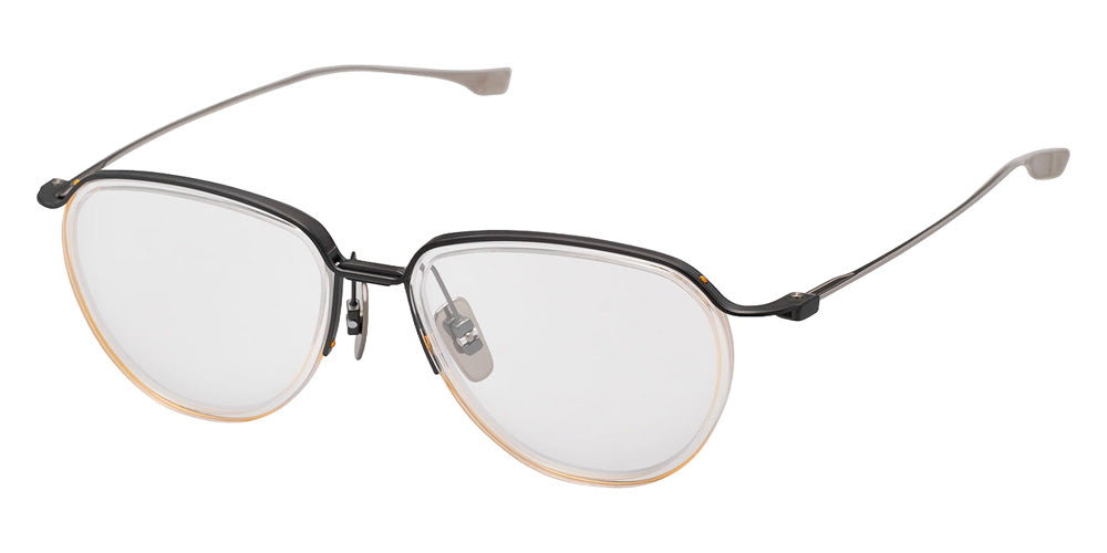 Dita® SCHEMA-THREE Eyeglasses DT DTX421-A-03 52 - Black Iron/Crystal Clear