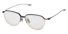 Dita® SCHEMA-THREE Eyeglasses DT DTX421-A-03 52 - Black Iron/Crystal Clear