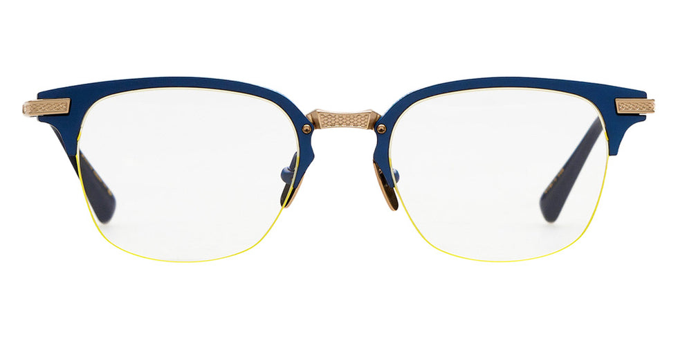 Dita® UNION-TWO Eyeglasses DT DTX424-A-03 51 - Matte Navy/White Gold