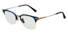 Dita® UNION-TWO Eyeglasses DT DTX424-A-03 51 - Matte Navy/White Gold