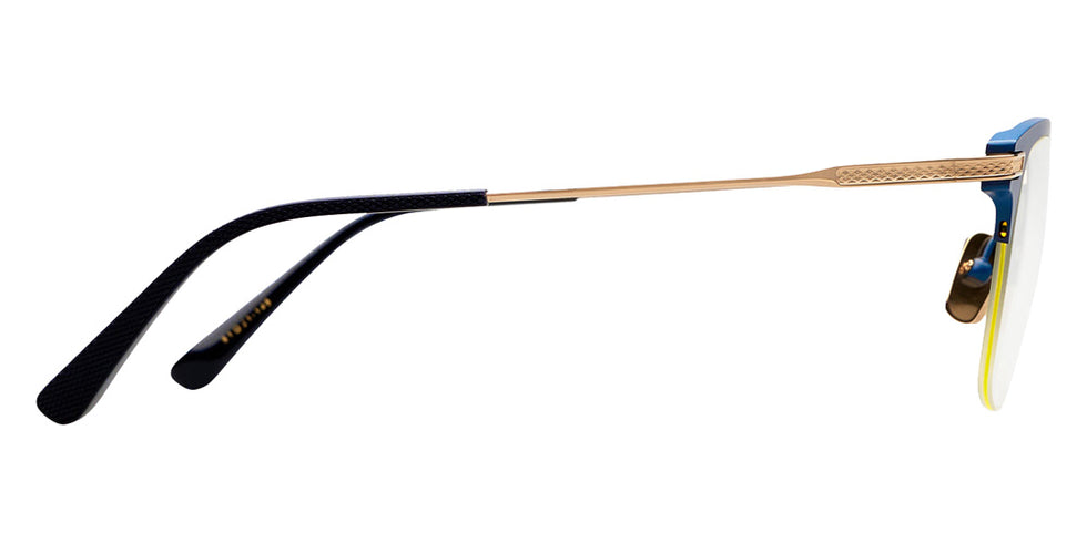Dita® UNION-TWO Eyeglasses DT DTX424-A-03 51 - Matte Navy/White Gold