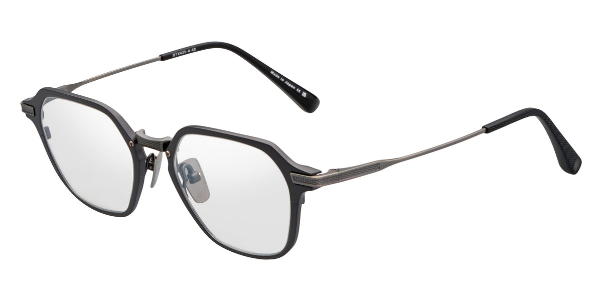 Dita® UNION-THREE Eyeglasses DT DTX425-A-02 50 - Black Iron/Antique Silver