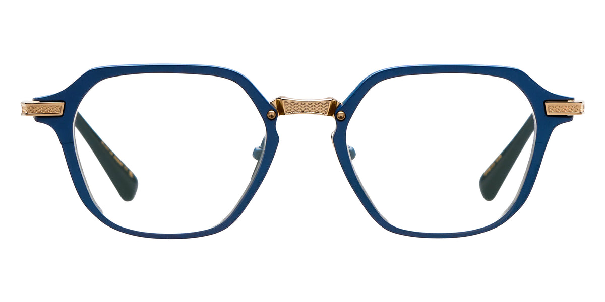 Dita® UNION-THREE Eyeglasses DT DTX425-A-04 50 - Matte Navy/White Gold