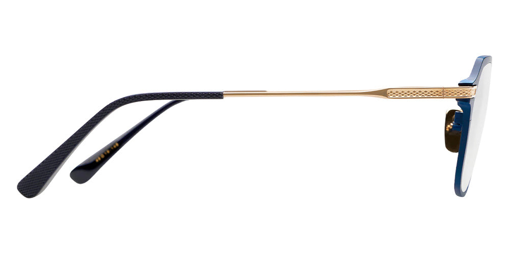 Dita® UNION-THREE Eyeglasses DT DTX425-A-04 50 - Matte Navy/White Gold