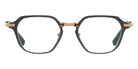 Dita® UNION-THREE Eyeglasses DT DTX425-A-05 50 - Black Iron/White Gold