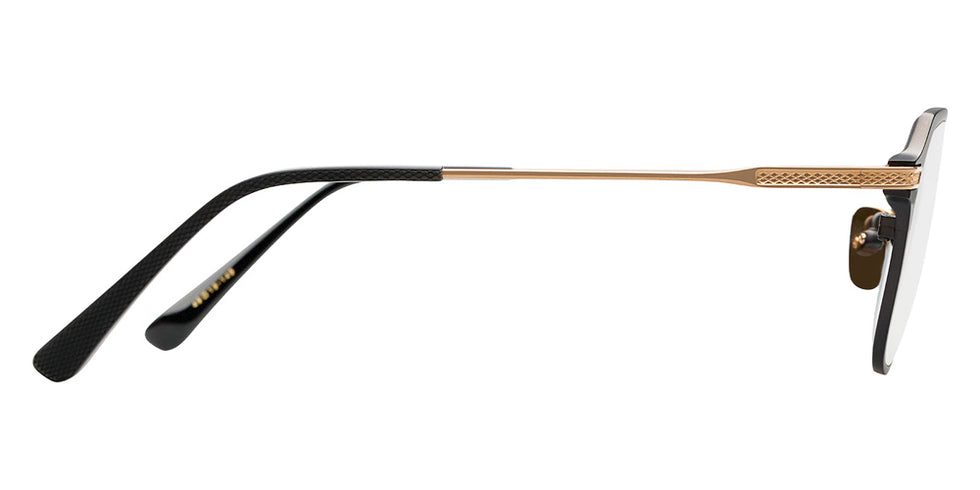 Dita® UNION-THREE Eyeglasses DT DTX425-A-05 50 - Black Iron/White Gold
