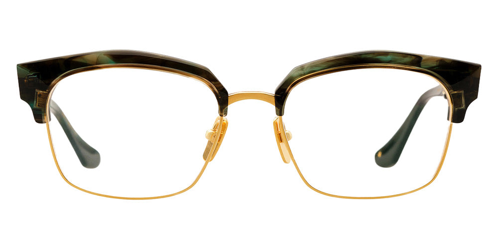 Dita® LOTOVA Eyeglasses DT DTX432-A-03 55 - Yellow Gold/Arctic Sky Swirl