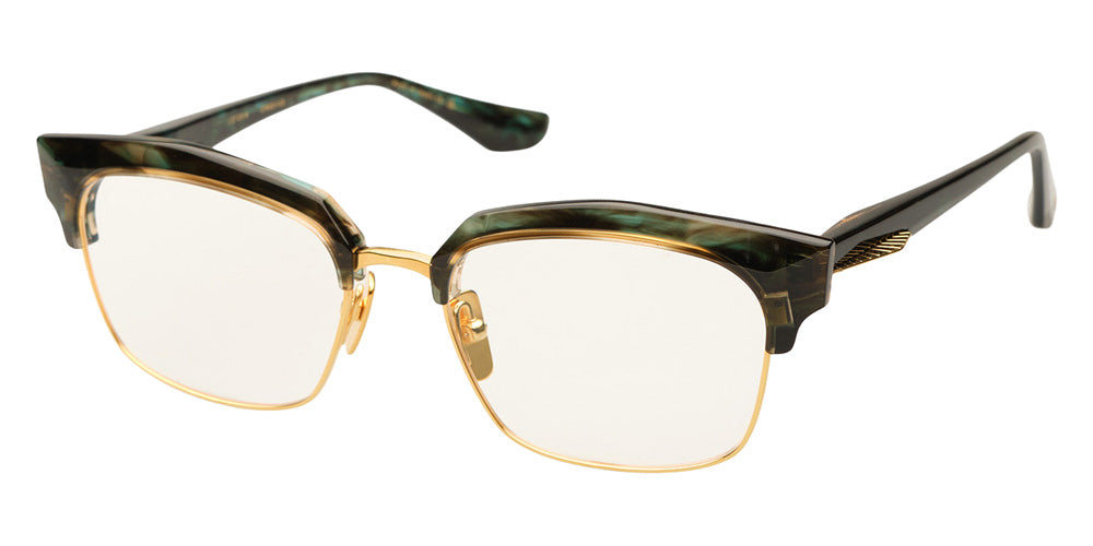 Dita® LOTOVA Eyeglasses DT DTX432-A-03 55 - Yellow Gold/Arctic Sky Swirl